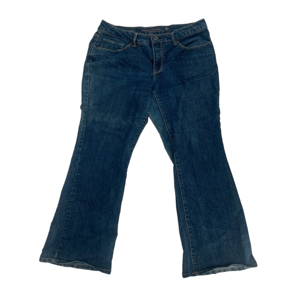 Faded Glory Women’s Boot Cut Jeans Size 16 Petite